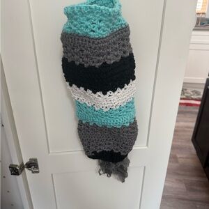 Crochet Hanging grocery sack holder